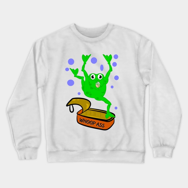 Whoop Ass Crewneck Sweatshirt by mailboxdisco